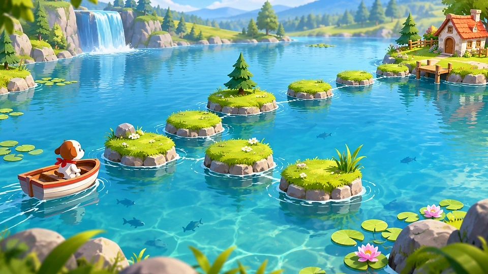 Skipstep — illustrated game cover